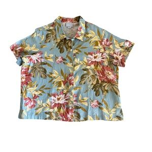 VTG Blair Hawaii Linen Blend Shirt Grandmacore
